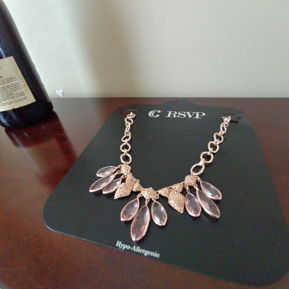 ✨RSVP | Necklace | Gold | Light Pink
